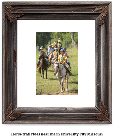 horse trail rides near me in University City, Missouri